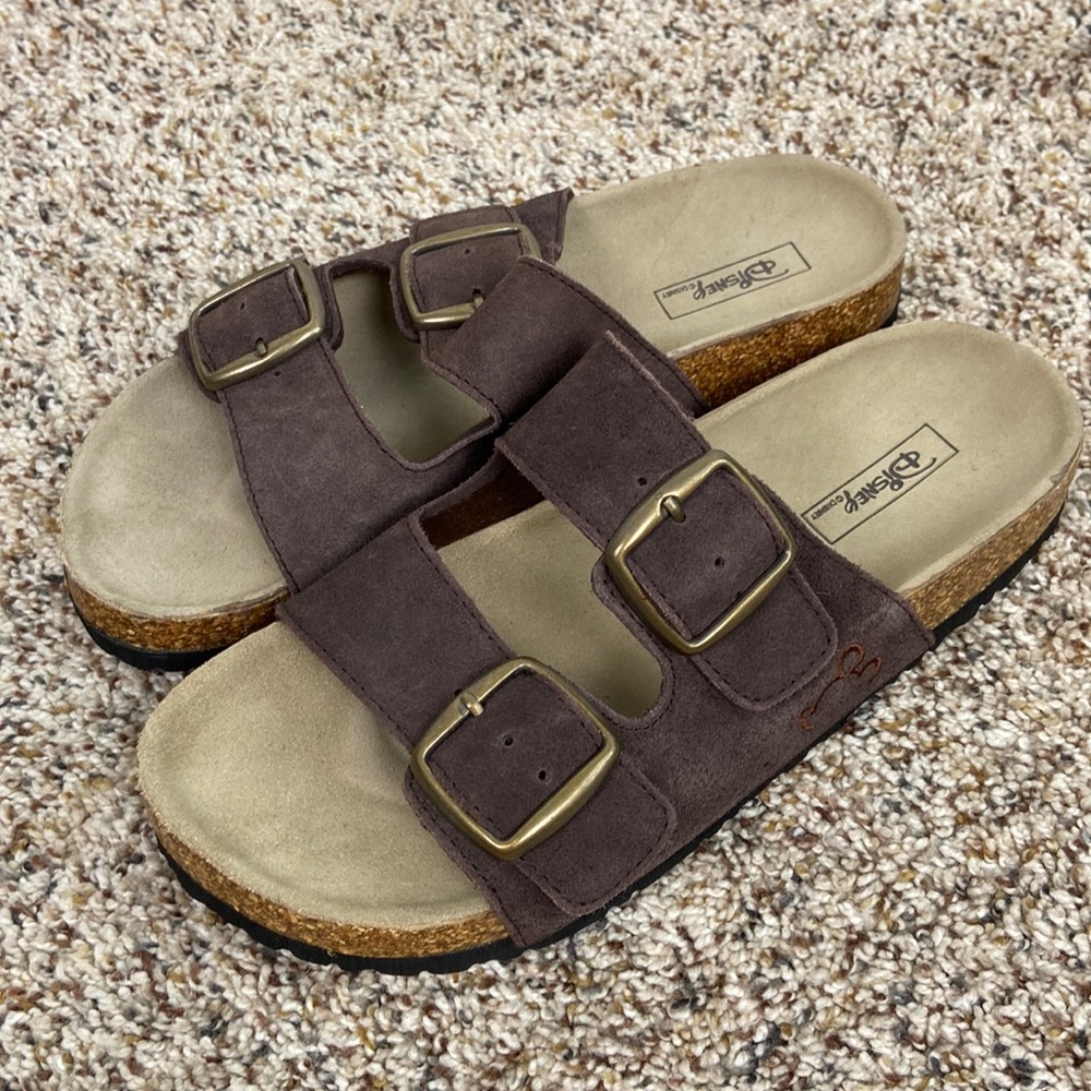 Disney leather sandals, womens 8